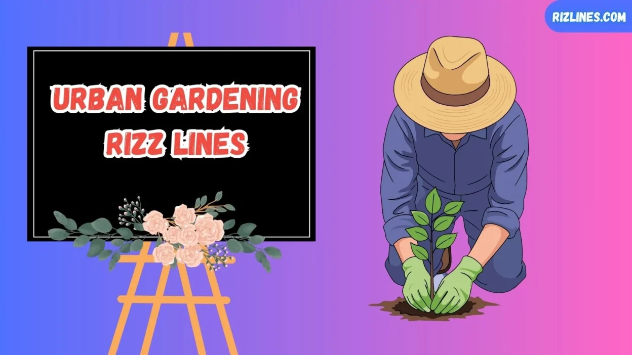 Urban Gardening Rizz Lines